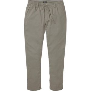 Regular fit chino met linnen, straight