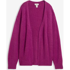 Oversized grof gebreid vest