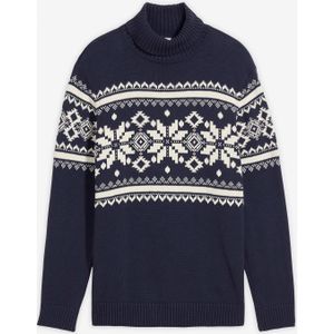 Noorse trui met col van katoen