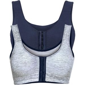 Bralettes - Biologisch Katoen - Set van 2 - Comfortabele Bh zonder Beugels met Sluiting Voorop