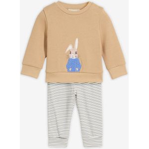 Baby shirt en sweatpants van biologisch katoen(2-dlg. set)