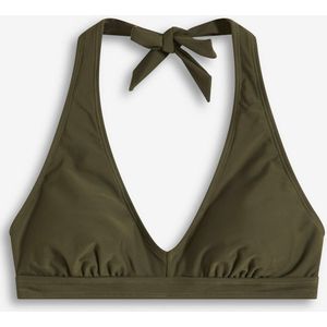 Halter bikinitop met V-hals