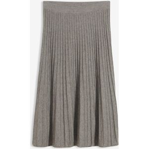 Gebreide rok met merino wol