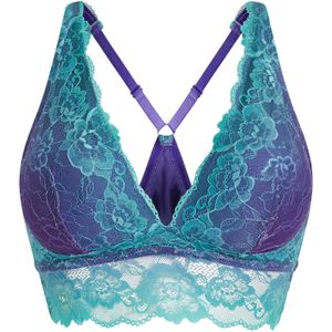 Bralette met fijn kant in kleurverloop