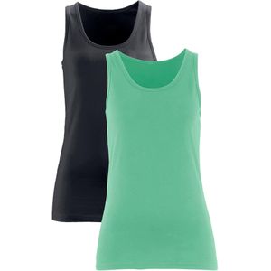 Stretch tanktop (set van 2)