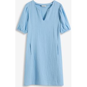 Korte jurk van mousseline