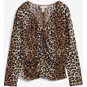 Longsleeve met gerimpelde details