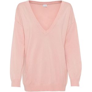 Oversized trui van een viscosemix