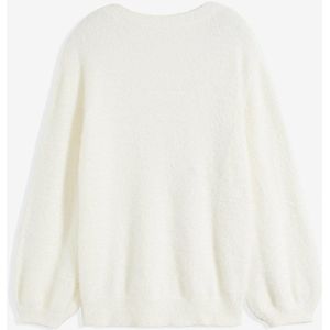 Oversized trui met diep rugdecolleté