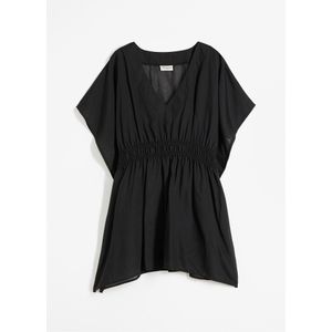 Transparante strandtuniek met V-hals