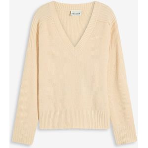 Oversized trui met V-hals