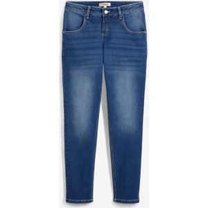 Boyfriend jeans mid waist, cropped