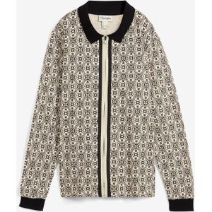 Polo longsleeve van biologisch katoen