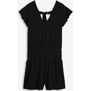 Jersey playsuit met ruches
