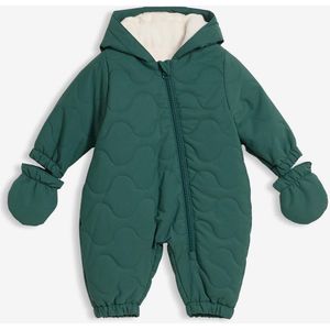 Gewatteerde sneeuwpak met afneembare handschoenen