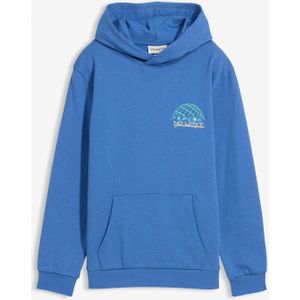 Hoodie met print op de rug van puur biologisch katoen