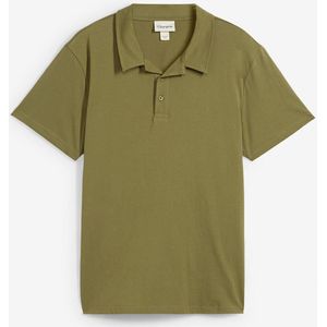 Poloshirt met resortkraag van biologisch katoen, korte mouw