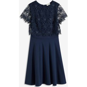 Midi jurk met kant