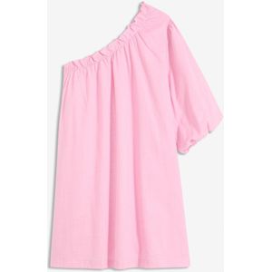 One shoulder jurk van katoen
