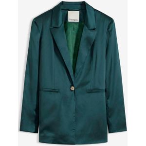 Oversized blazer van satijn