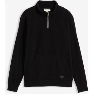 Fleece trui met opstaande kraag