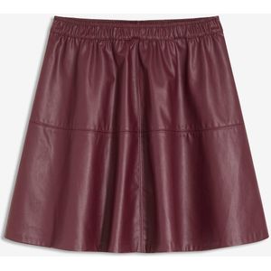 Korte imitatieleren rok