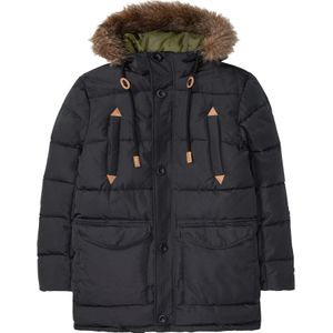 Gewatteerde outdoor jas met capuchon