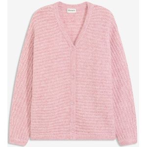 Grof gebreid vest met wol