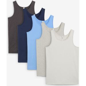 Hemd met zacht katoen (set van 5)