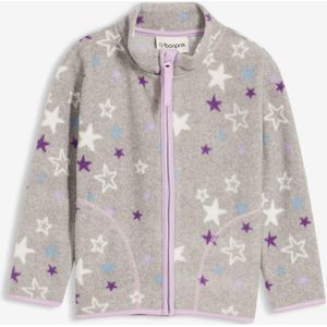 Heerlijk zacht fleece vest met contrasterende details