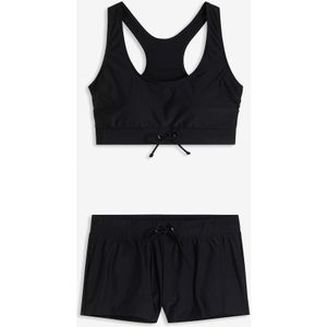 Bralette bikini met zwemshort (2-dlg. set)