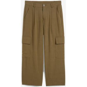 Wijde 7/8 cargo broek