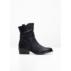 Cowboylaarzen - Chique Enkellaarsjes - Met Hak 4 cm - Ritssluiting - Warme Voering Van Textiel