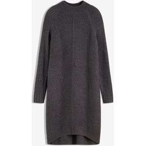 Gebreide high-low jurk