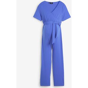 Zwangerschaps jumpsuit / voedingsjumpsuit van crêpe