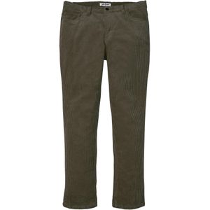 Regular fit stretch corduroy broek met comfort fit