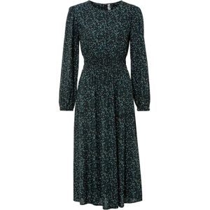 Midi jurk met bloemenprint