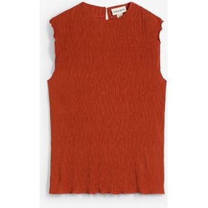 Top van gestructureerde crinkle