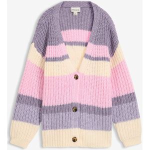 Grof gebreide trui met kleurverloop