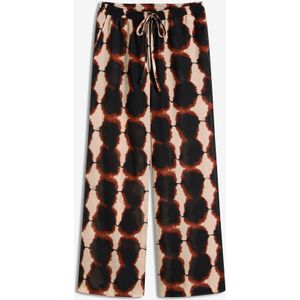 Wijde broek in batik dessin