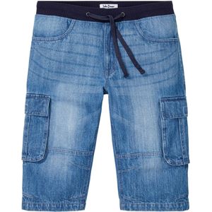 Lange jeans bermuda, loose fit