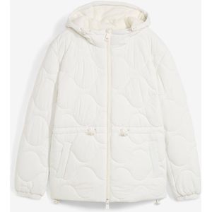 Gewatteerde jas met capuchon