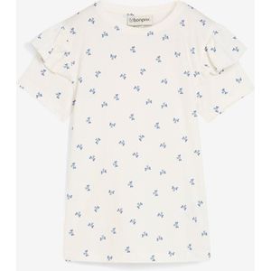 T-shirt van elastische organische katoenmix