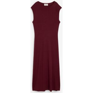 Gebreide jurk van een viscosemix