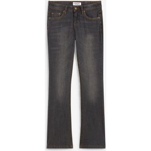 Stretch jeans mid waist, bootcut