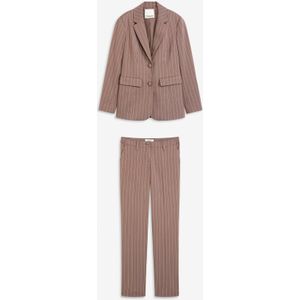 Damespak met krijtstrepen (2-dlg.)