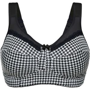 Steun bh zonder beugels met gewatteerde schouderbandjes