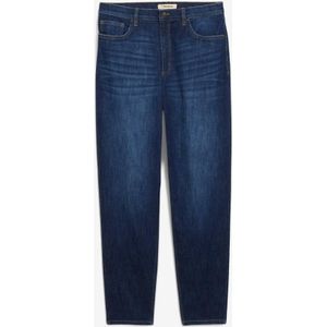 High waist mom jeans, cropped