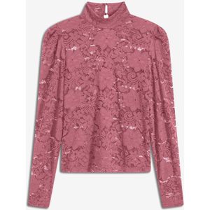 Aansluitend longsleeve met kant