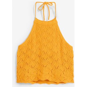Gebreide neckholder top